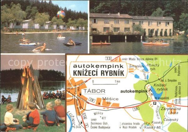 Tabor Czechia Autokempink Knizeci Rybnik Camping Lage