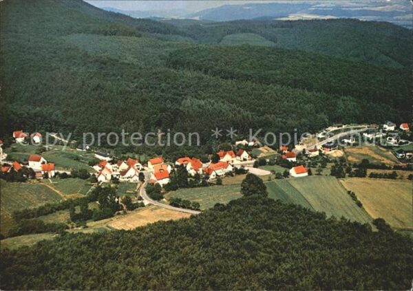 Glashuette Schieder Heilklimatischer Kurort Fliegeraufnahme