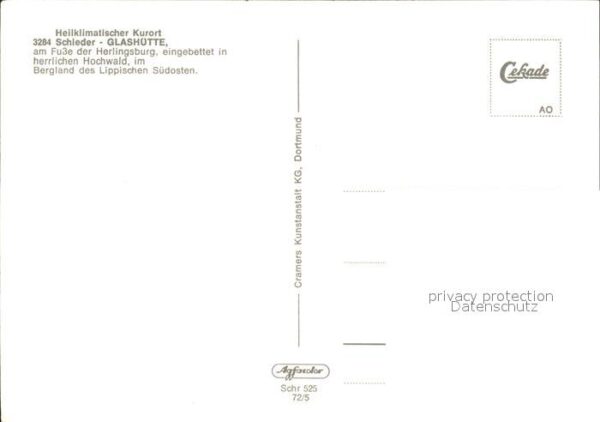 Glashuette Schieder Heilklimatischer Kurort Fliegeraufnahme – Bild 2