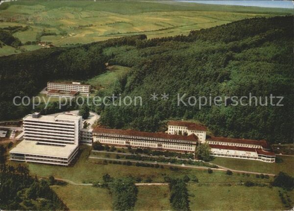Hoexter Weser Weserberglandklinik Fliegeraufnahme