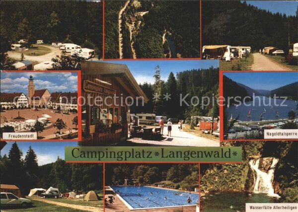 Freudenstadt Campingplatz Langenwald Schwimmbad Nago