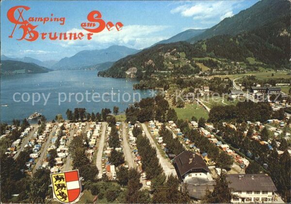 Doebriach Millstaettersee Camping Brunner am See Alpen Wappen Fli