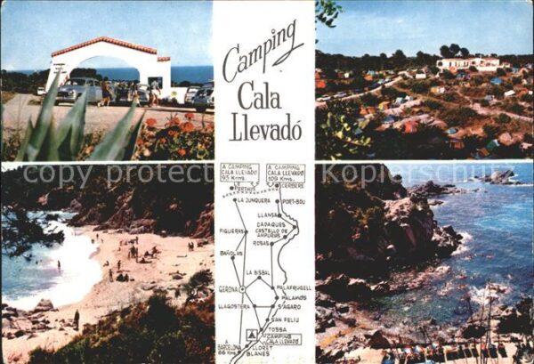 Tossa de Mar Camping Cala Llevado Strand Felsenküste