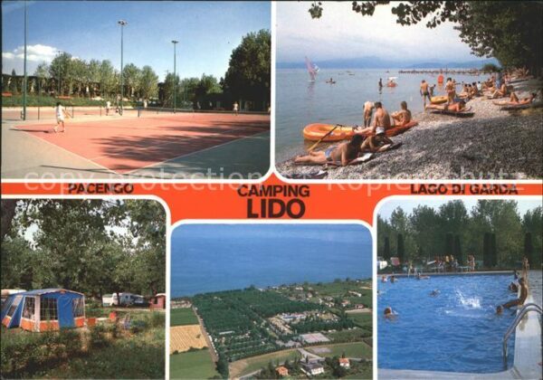 Pacengo Camping Lido Strand Tennis Swimming Poo