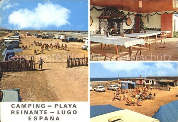 Ribadeo Camping Playa Reinante Strand Restauran