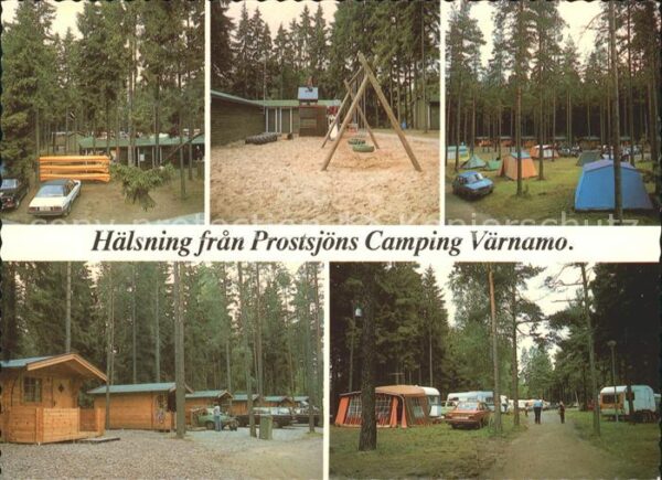 Vaernamo Hälsning fran Prostsjöns Camping Kinder