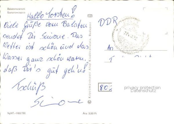 Balatonszarszoe Denkmal Jozsef Attila Campingplatz Sege – Bild 2