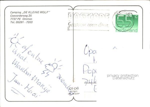 Ommen Overijssel Camping De Kleine Wolf Schwimmbad – Bild 2