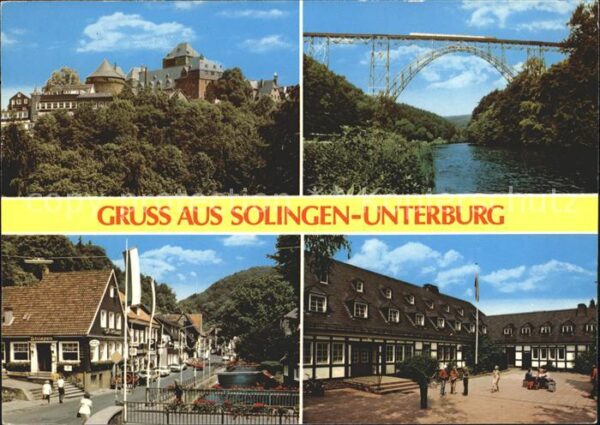 Unterburg Solingen Burg Müngstener Brücke Strassenpartie
