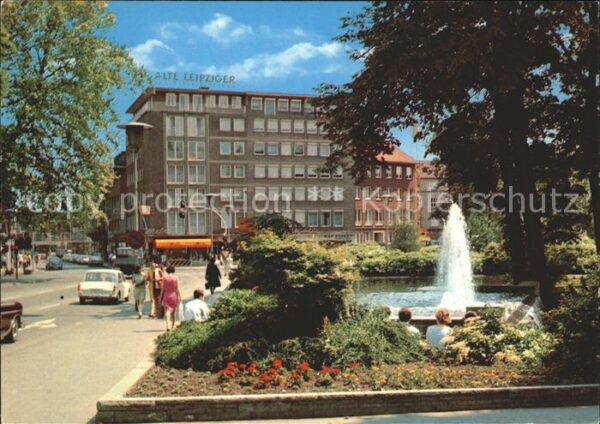 Muenster Westfalen Engelenschanze Fontäne