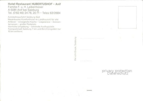 Anif Hotel Restaurant Hubertushof Blumen Alp – Bild 2