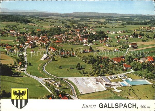 Gallspach Kurort Alpenvorland Schwimmbad Wappen F