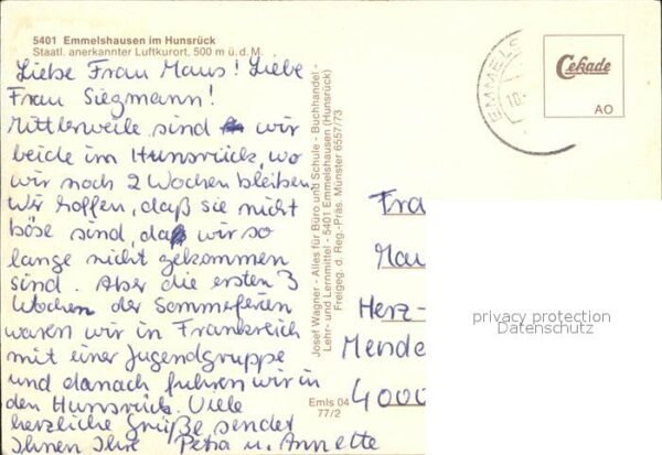Emmelshausen Luftkurort Fliegeraufnahme – Bild 2