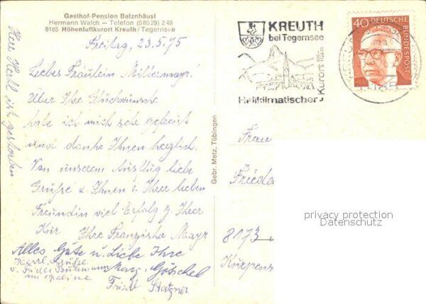 Kreuth Tegernsee Gasthof Pension Batznhäusl Maibaum Höhe – Bild 2
