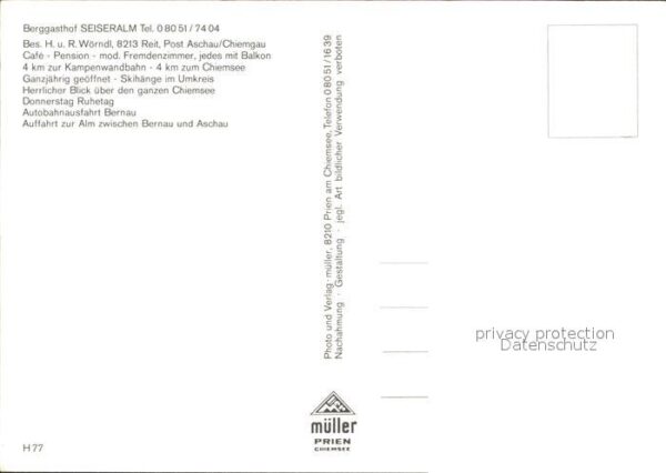 Seiseralm Chiemgau Blick auf den Chiemsee Kühe Wappen – Bild 2