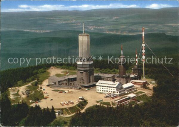 Grosser Feldberg Taunus Fernsehturm UKW Fernmeldeturm Fliegerau