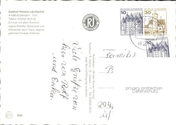 Erpfendorf Gasthof Pension Lärchenhof Skier Winter – Bild 2