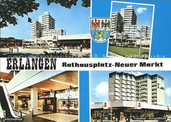 Erlangen Rathausplatz Neuer Markt Transmar Kongr