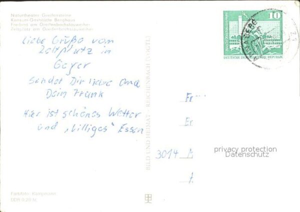 Geyer Naherholungsgebiet Greifensteine Felsen – Bild 2