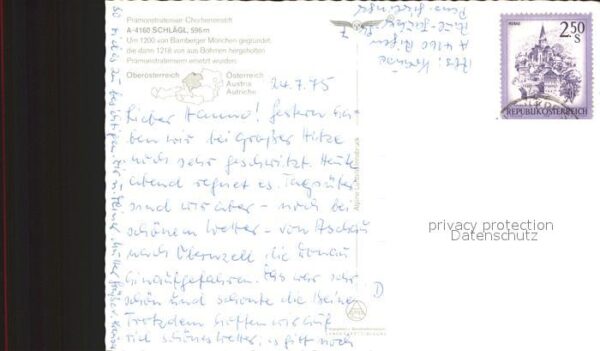 Schlaegl Prämonstratenser Chorherrenstift Wappen – Bild 2