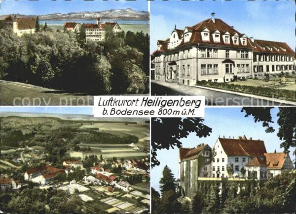 Heiligenberg Baden Schloss Luftkurort Bodensee Fliegeraufn