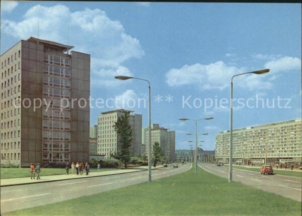 Dresden Neubauten an der Leningrader Strasse Ho