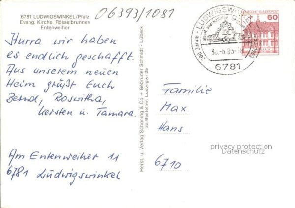 Ludwigswinkel Evangelische Kirche Rösselbrunnen Enten – Bild 2