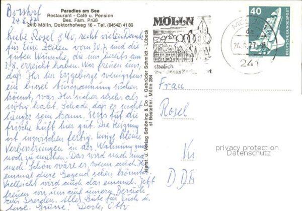 Moelln Lauenburg Paradies am See Restaurant Cafe Pension – Bild 2