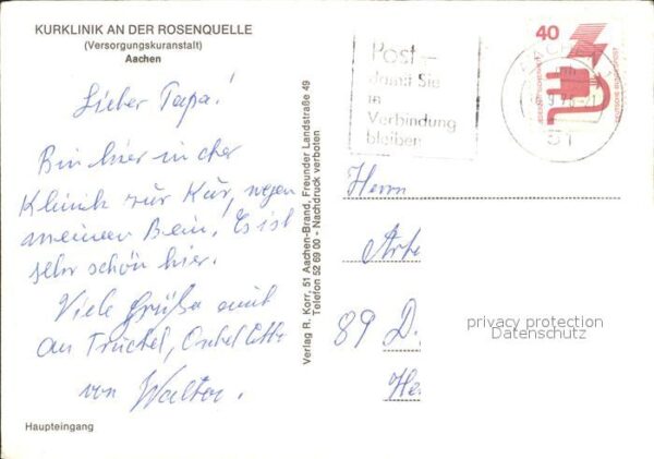Aachen Kurklinik an der Rosenquelle Fahnen – Bild 2
