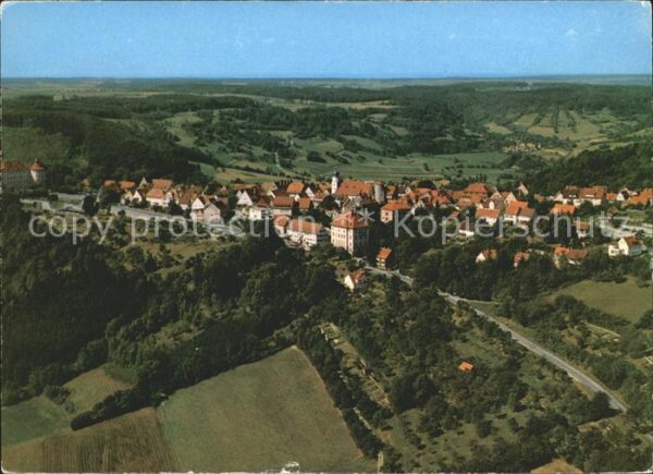 Langenburg Wuerttemberg Fliegeraufnahme
