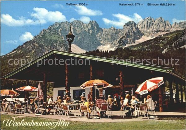 Ellmau Tirol Wochenbrunner Alm Jausenstation Wilder
