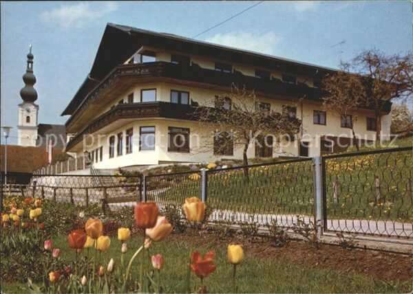 Waldzell Oberoesterreich Gasthof Pension Georgshof Tulpen
