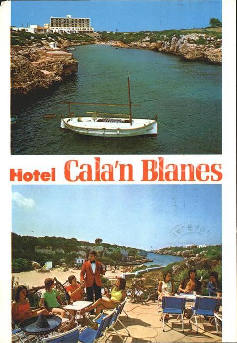 Ciudadela Hotel Cala'n Blanes Bucht Segelboot
