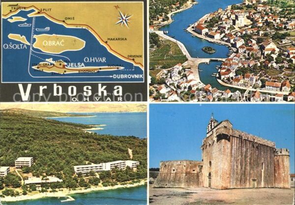 Vrboska Landkarte Hotelanlagen St Mary Kirche F