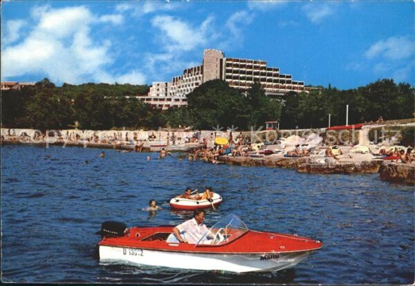 Porec Hotel Rubin Strand Motorboot
