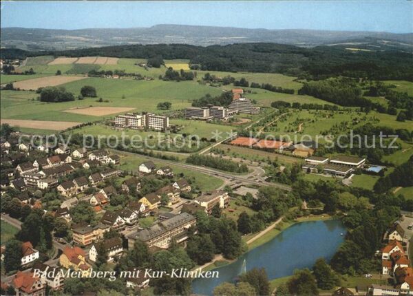 Bad Meinberg mit Kurkliniken See Sportanlagen Fliege