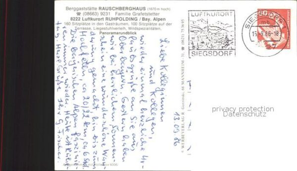 Ruhpolding Berggaststätte Rauschberghaus Bayerisch – Bild 2