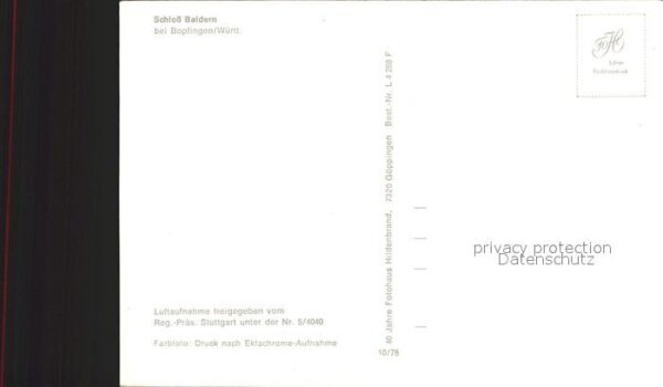 Bopfingen Ipf Schloss Baldern Fliegeraufnahme – Bild 2