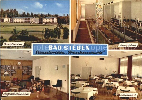 Bad Steben Sanatorium Kneippbad Speisesaal Aufenth