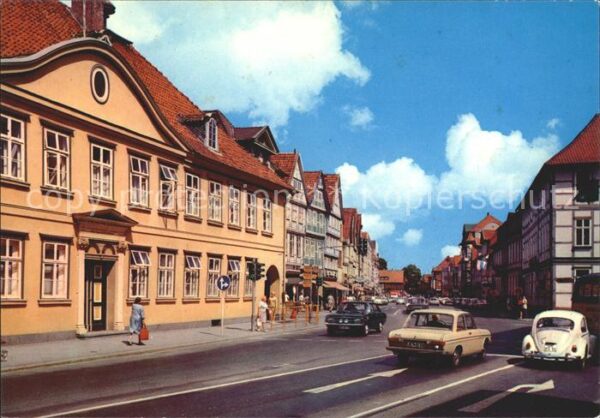 Uelzen Lueneburger Heide Rathaus und Lüneburger Strasse