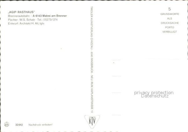 Matrei Brenner AGIP Rasthaus Brennerautobahn – Bild 2