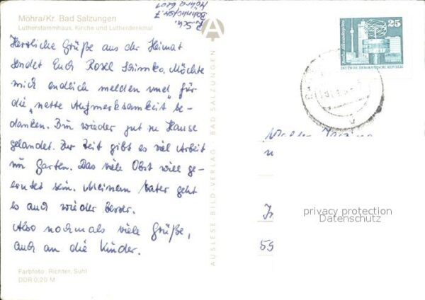 Moehra Lutherstammhaus Kirche Lutherdenkmal – Bild 2