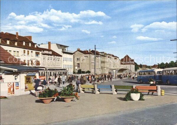 Siegburg Wilhelmstrasse mit Busbahnhof