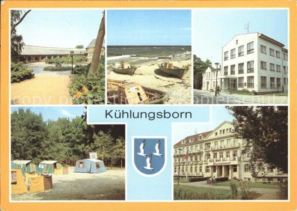 Kuehlungsborn Ostseebad Konzertgarten Bootsliegeplatz Erholungs