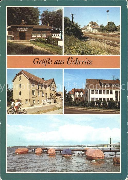 Ueckeritz Usedom Fischerhütte Bahnhof Rat der Gemeinde E