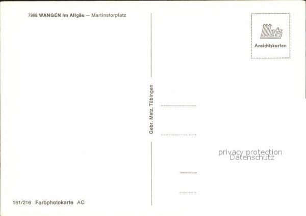 Wangen Allgaeu Martinstorplatz Kirche – Bild 2