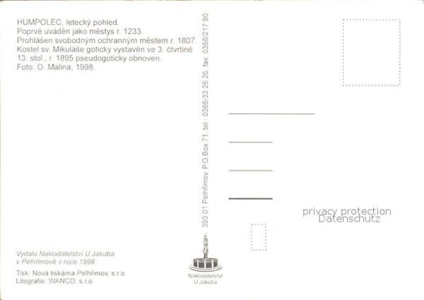 Humpolec Fliegeraufnahme – Bild 2