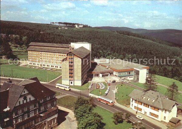 Oberhof Thueringen FDGB Erholungsheim Fritz Weineck Fliege