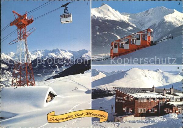 Bad Hofgastein Seilbahn zur Kleinen Scharte Hohe Tauer