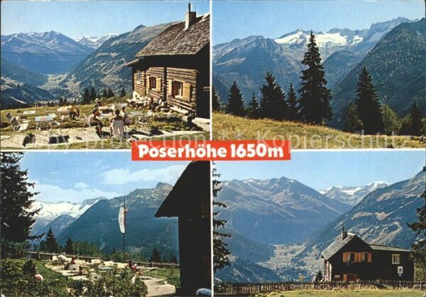 Bad Gastein Alpenhaus Poserhöhe Alpenpanorama